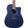 Ibanez Guitarra Electroacústica Azul Obscuro Metálico ALT30-NBM, Serie Altstar