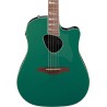 Ibanez Guitarra Electroacústica Verde Metálico ALT30-JGM, Serie Altstar