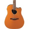 Ibanez Guitarra Electroacústica Anaranjado Obscuro Metálico ALT30-DOM, Serie Altstar