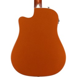 Ibanez Guitarra Electroacústica Anaranjado Obscuro Metálico ALT30-DOM, Serie Altstar