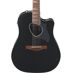Ibanez Guitarra Electroacústica Negro Metálico ALT30-BKM, Serie Altstar