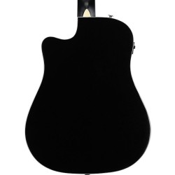 Ibanez Guitarra Electroacústica Negro Metálico ALT30-BKM, Serie Altstar