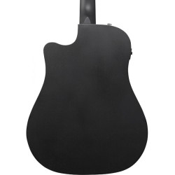 Ibanez Guitarra Electroacústica Negro Mate ALT20-WK, Serie Altstar