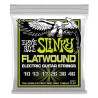 Ernie Ball Encordadura "Regular Slinky Flatwound" 2591 Cobalto Guitarra Eléctrica, 0.010-0.046