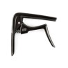 Dunlop Capo para Guitarra Acústica 63CBK Curvo Negro, Trigger Fly