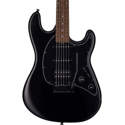 “Exclusiva en Veerkamp Online” Sterling S.U.B. Guitarra Eléctrica CT30HSS-SBK-R1 Negro Mate, Cutlass