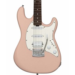 “Exclusiva en Veerkamp Online” Sterling by Music Man Guitarra Eléctrica CT50HSS-PBPS-R2 Rosa Pastel Mate, Cutlass