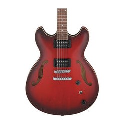 Ibanez Guitarra Eléctrica Rojo Sombreado Mate AS53-SRF, Serie Artcore