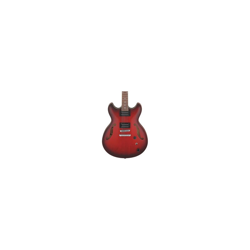 Ibanez Guitarra Eléctrica Rojo Sombreado Mate AS53-SRF, Serie Artcore