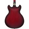 Ibanez Guitarra Eléctrica Rojo Sombreado Mate AS53-SRF, Serie Artcore