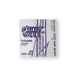 Jimmy Wess Pro Cuerda WNB85 para Bajo Eléctrico, Calibre 0.085, Nickel (1 pza)