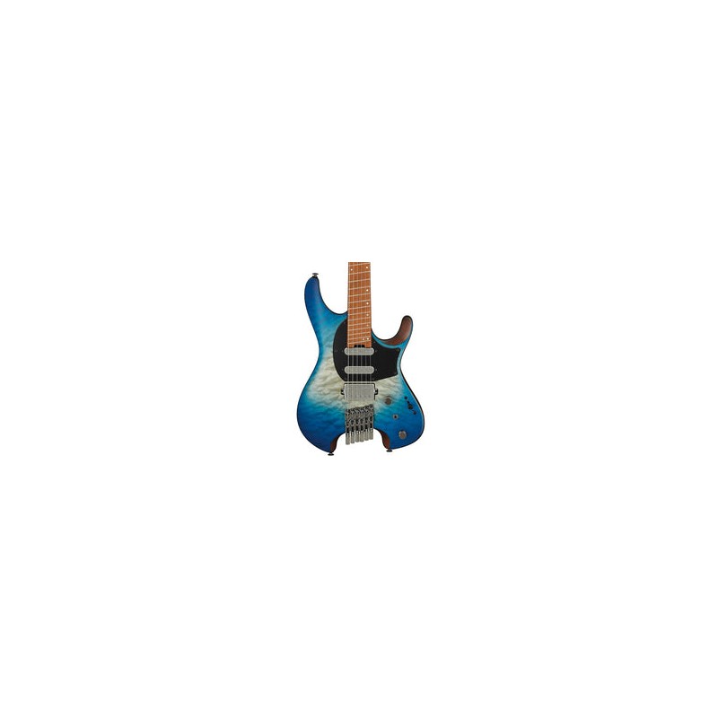 Ibanez Guitarra Eléctrica Azul Sombreado Mate QX54QM-BSM con Funda, Serie Q