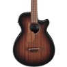 Ibanez Bajo Electroacústico Caoba Sombreado Negro AEGB24E-MHS, Serie AEG