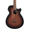 Ibanez Bajo Electroacústico Caoba Sombreado Negro AEGB24E-MHS, Serie AEG
