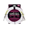 Ernie Ball Cable Clásico 6047 Blanco 6.09 Mts. Recto/Angulado