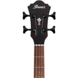 Ibanez Bajo Electroacústico Caoba Sombreado Negro AEGB24E-MHS, Serie AEG