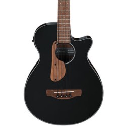 Ibanez Bajo Electroacústico Negro AEGB24E-BKH, Serie AEG