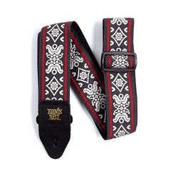 Ernie Ball Tahalí Jacquard 4669 Blackjack Red