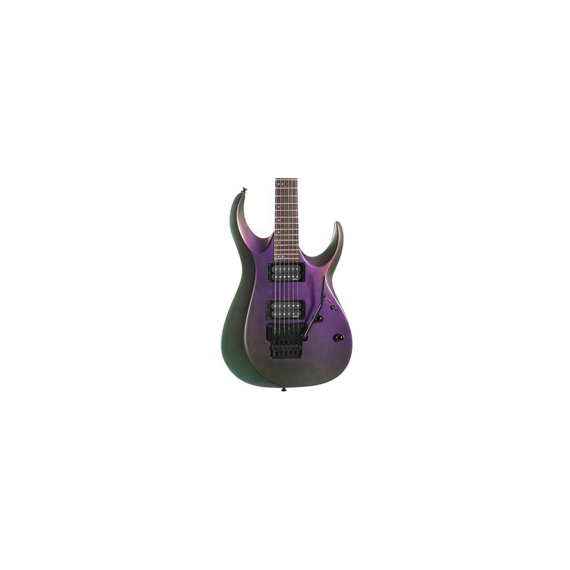 Cort Guitarra Eléctrica Morado Tornasol X300 FPU, Serie X
