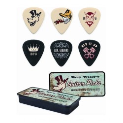 Dunlop Puas Rev. Willy's Mexican Lottery Brand RWT02M con 6pzas y Estuche