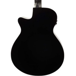 Ibanez Guitarra Electroacústica Negra AEG50-BK, Serie AEG
