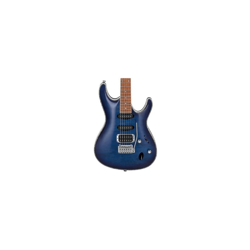 Ibanez Guitarra Eléctrica Azul/Negro Sombreado SA360NQM-SPB, Serie SA