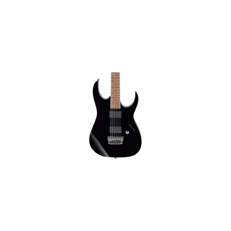 Ibanez Guitarra Eléctrica Negra RGIB21-BK Baritone, Serie RG Iron Label