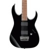 Ibanez Guitarra Eléctrica Negra RGIB21-BK Baritone, Serie RG Iron Label