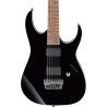 Ibanez Guitarra Eléctrica Negra RGIB21-BK Baritone, Serie RG Iron Label