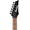 Ibanez Guitarra Eléctrica Negra RGIB21-BK Baritone, Serie RG Iron Label