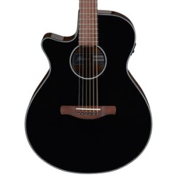 Ibanez Guitarra Electroacústica Negra AEG50L-BKH AEG Zurda