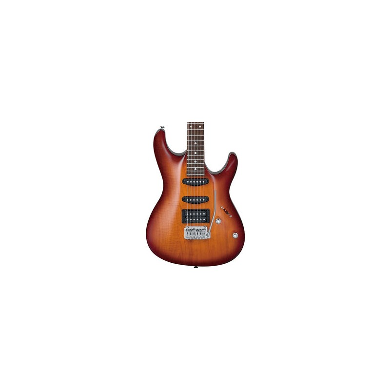 Ibanez Guitarra Eléctrica Natural Sombreado Marrón GSA60-BS, GIO SA