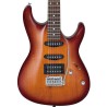 Ibanez Guitarra Eléctrica Natural Sombreado Marrón GSA60-BS, GIO SA