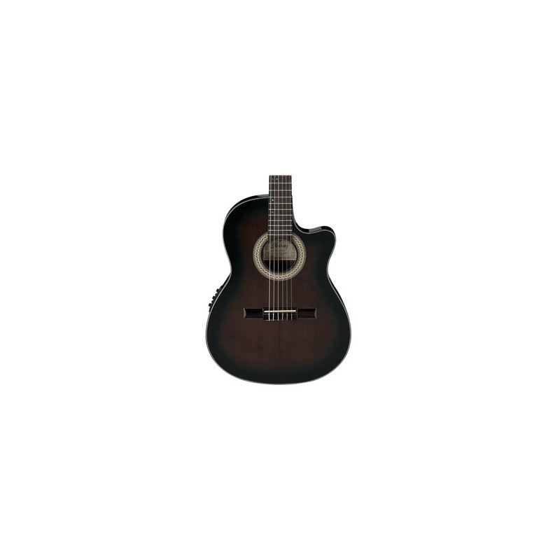 Ibanez Guitarra Electroacústica Sombreada GA35TCE-DVS, Serie Clásica