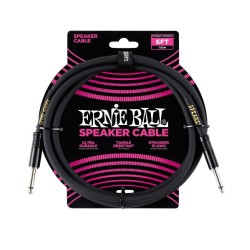 Ernie Ball Cable 1.83Mts para Bafle Negro 6072