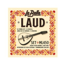 La Bella Encordadura para Laud ML450, de 12 Cuerdas