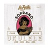 La Bella Encordadura Para Ukulele Soprano Nylon Transparente 11