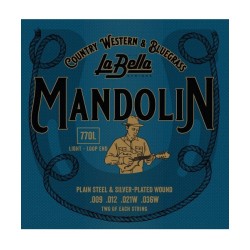 La Bella Encordadura Para Mandolina 8 Cuerdas 770L