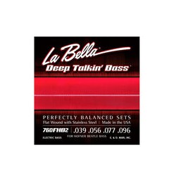 La Bella Encordadura Para Bajo Eléctrico Acero 760FHB2 Beatle Bass