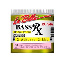 La Bella Encordadura Para Bajo Eléctrico Acero 0.040-0.100 RX-S4A RX