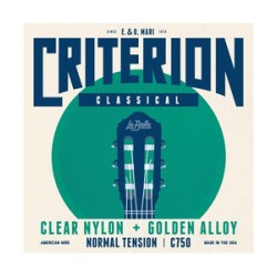 La Bella Encordadura Para Guitarra Clásica Nylon Transparente C750 Criterion