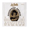 La Bella Encordadura Para Guitarra Acústica Bronce Fosforado 0.011-0.052 7GPCL Custom Light
