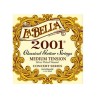 La Bella Encordadura Para Guitarra Clásica (Tensión Media) 2001ME 2001