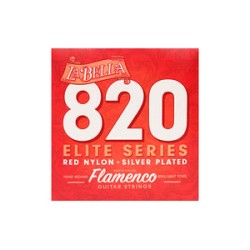 La Bella Encordadura Para Guitarra Clásica Nylon Rojo 820 Flamenco