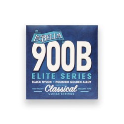 La Bella Encordadura Para Guitarra Clásica Nylon Negro 900B Golden