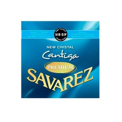 Savarez Encordadura Para Guitarra Clásica (Tensión Alta) 510CJP New Cristal Cantiga Premium