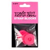 Ernie Ball Seguros para Tahalí 5623, Plástico Rosa (4 pzas)