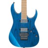 “Exclusiva en Veerkamp Online” Ibanez Guitarra Eléctrica Azul Transparente RG5120M-FCN con Estuche, RG Prestige
