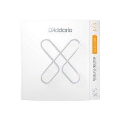 D'Addario Encordadura Regular Light Coated XSE1046, Guitarra Eléctrica XS Nickel, 10-46