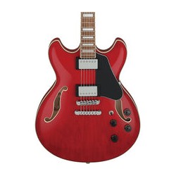 Ibanez Guitarra Eléctrica Rojo Transparente AS73-TCD, Serie Artcore